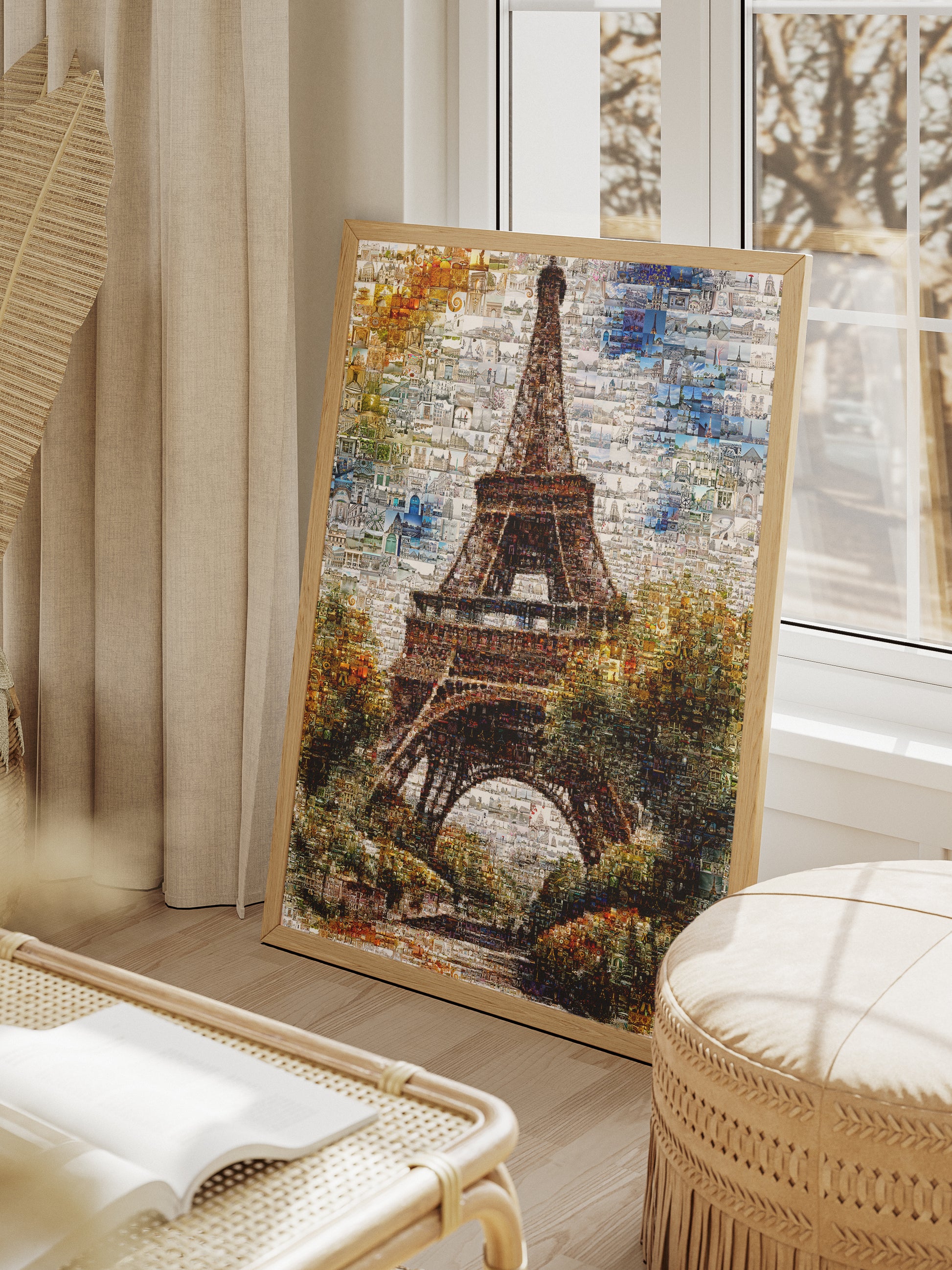 Paris Mosaic Artwork - Stunning Wall Art of the Eiffel Tower & French Architecture AtelierMosaics