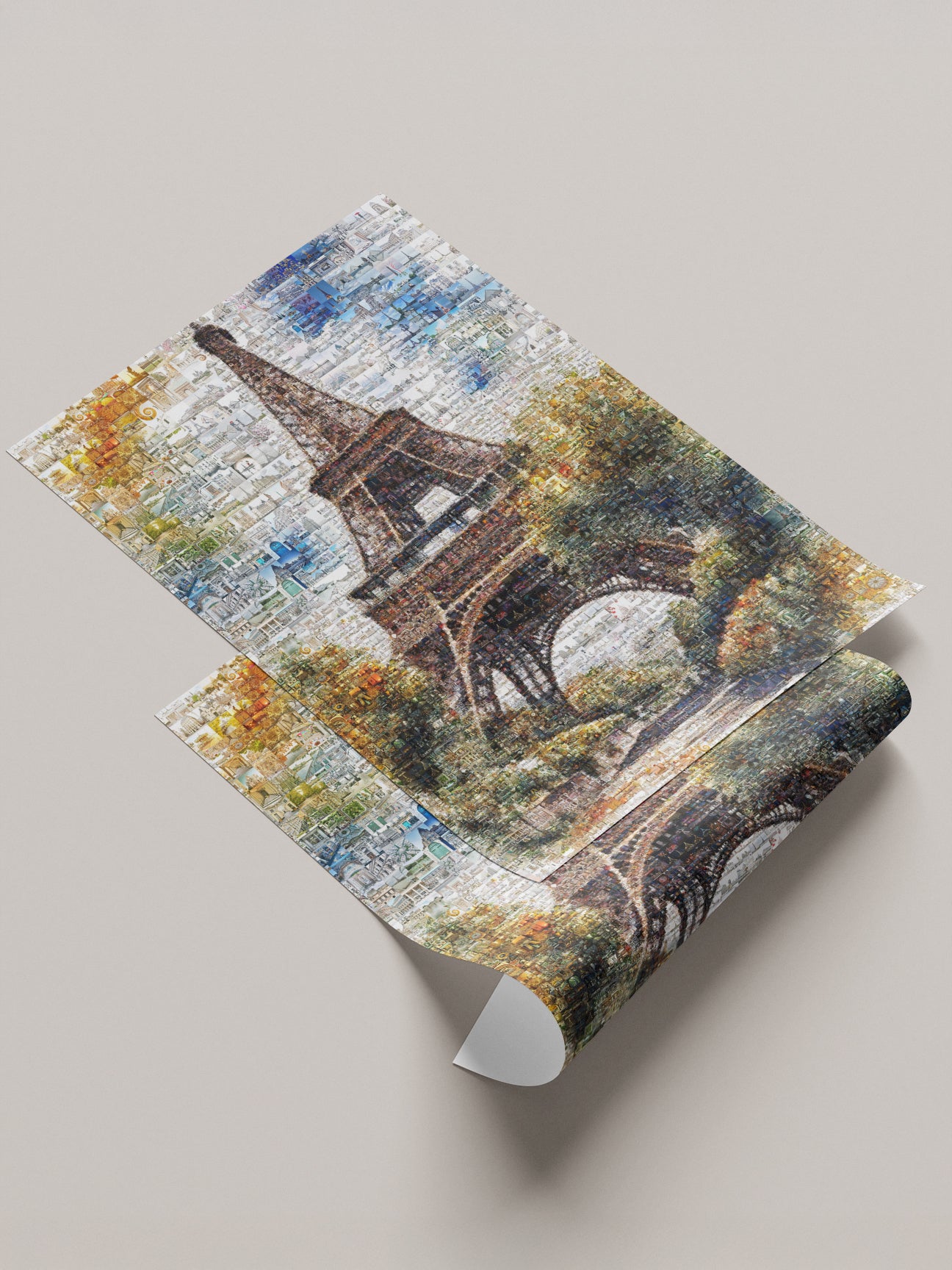 Paris Mosaic Artwork - Stunning Wall Art of the Eiffel Tower & French Architecture AtelierMosaics