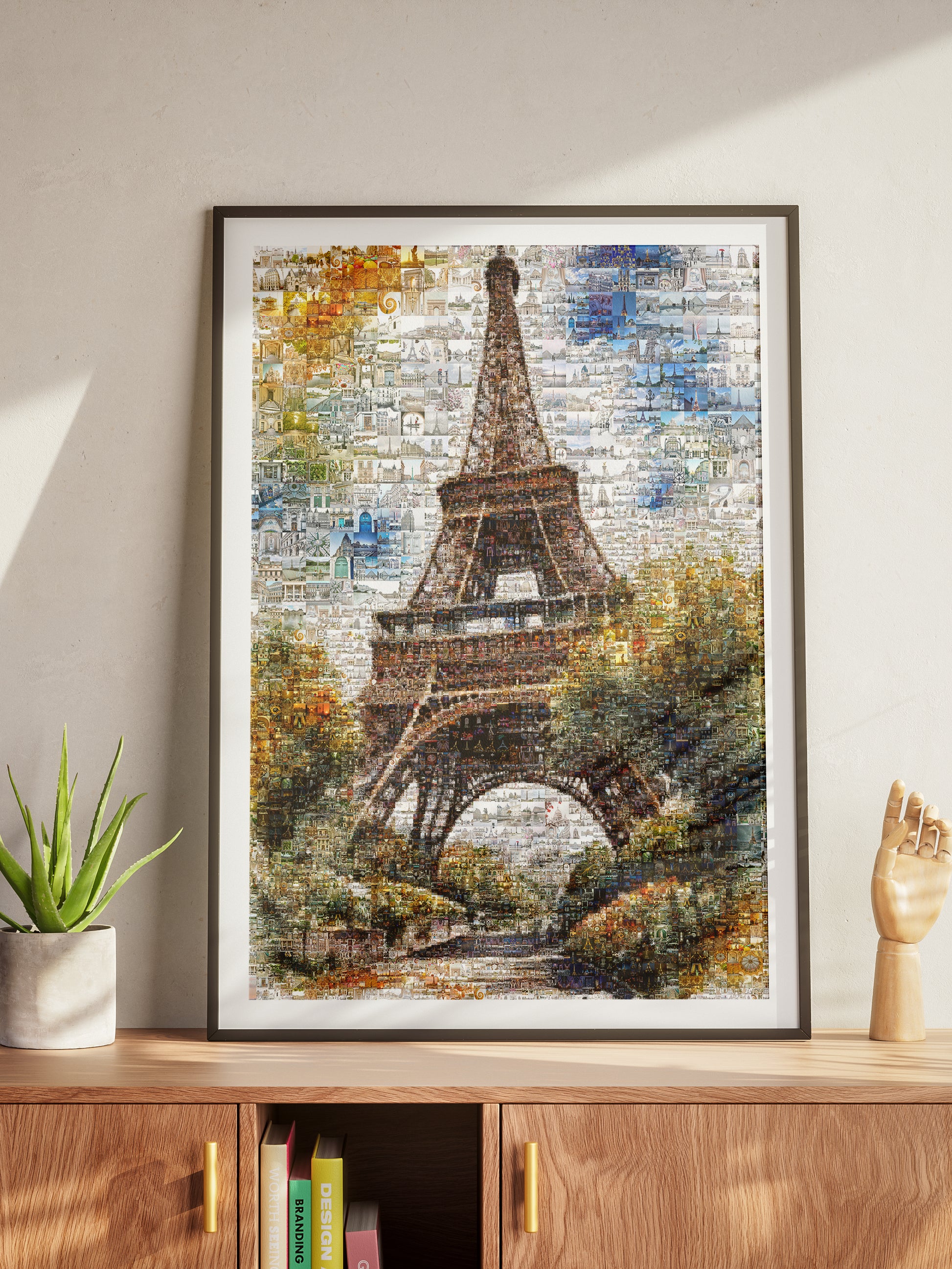 Paris Mosaic Artwork - Stunning Wall Art of the Eiffel Tower & French Architecture AtelierMosaics