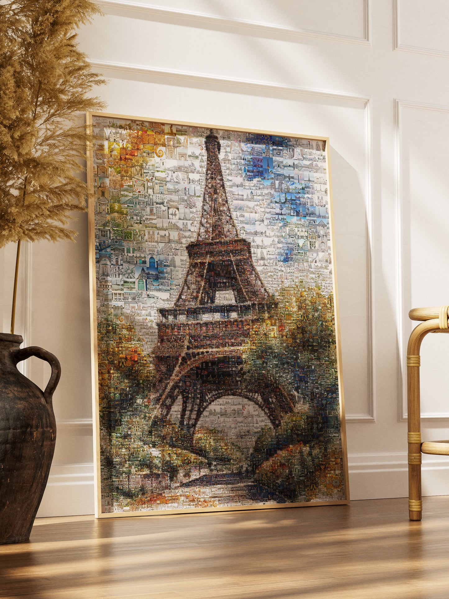 Paris Mosaic Artwork - Stunning Wall Art of the Eiffel Tower & French Architecture AtelierMosaics