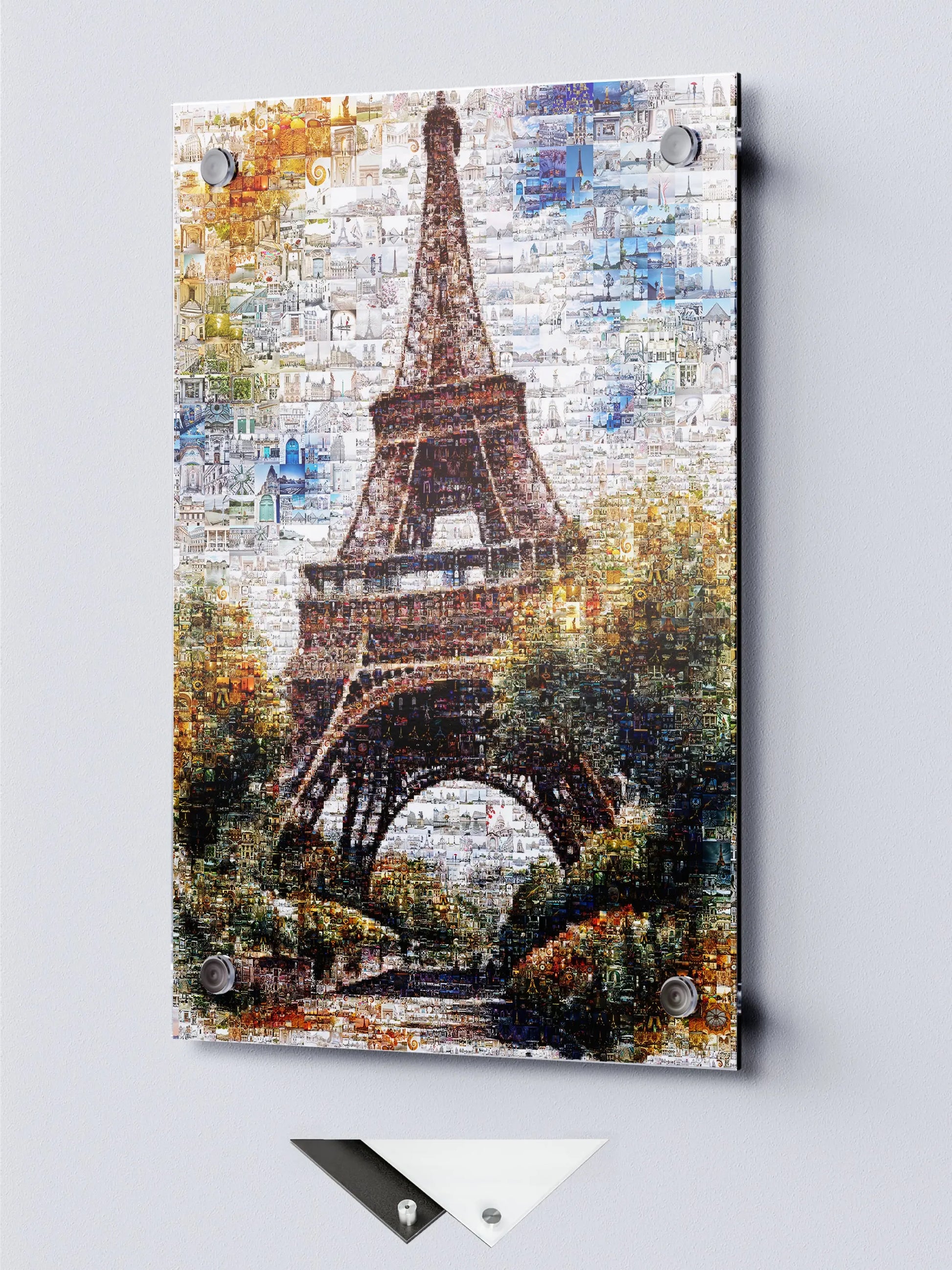 Paris Mosaic Artwork - Stunning Wall Art of the Eiffel Tower & French Architecture AtelierMosaics