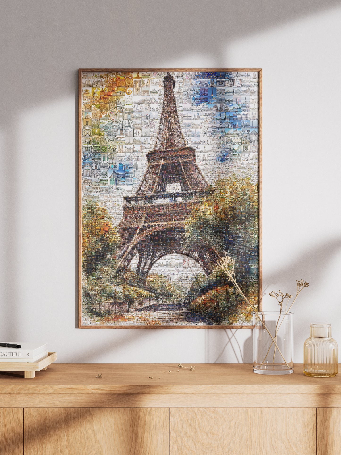 Paris Mosaic Artwork - Stunning Wall Art of the Eiffel Tower & French Architecture AtelierMosaics