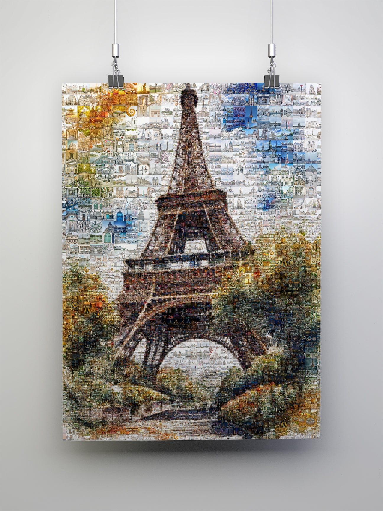 Paris Mosaic Artwork - Stunning Wall Art of the Eiffel Tower & French Architecture AtelierMosaics