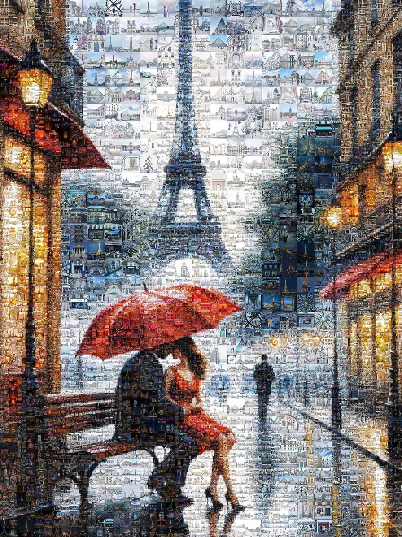 Exquisite Paris Mosaic Artwork - Celebrate the Romance of France's Capital AtelierMosaics