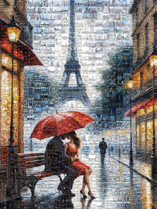 Exquisite Paris Mosaic Artwork - Celebrate the Romance of France's Capital AtelierMosaics