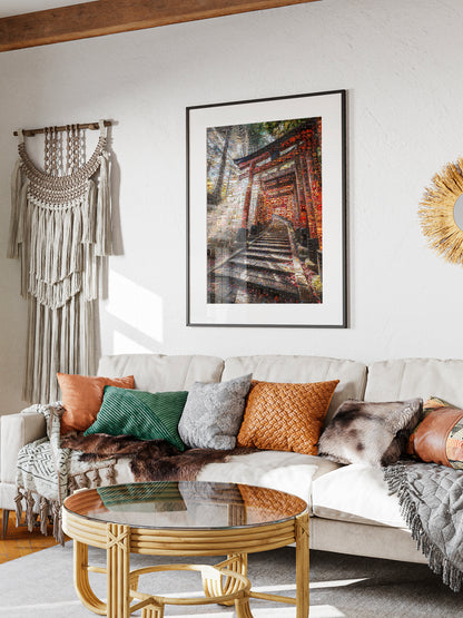 Fushimi Inari Path – Kyoto Torii Mosaic Wall Art AtelierMosaics