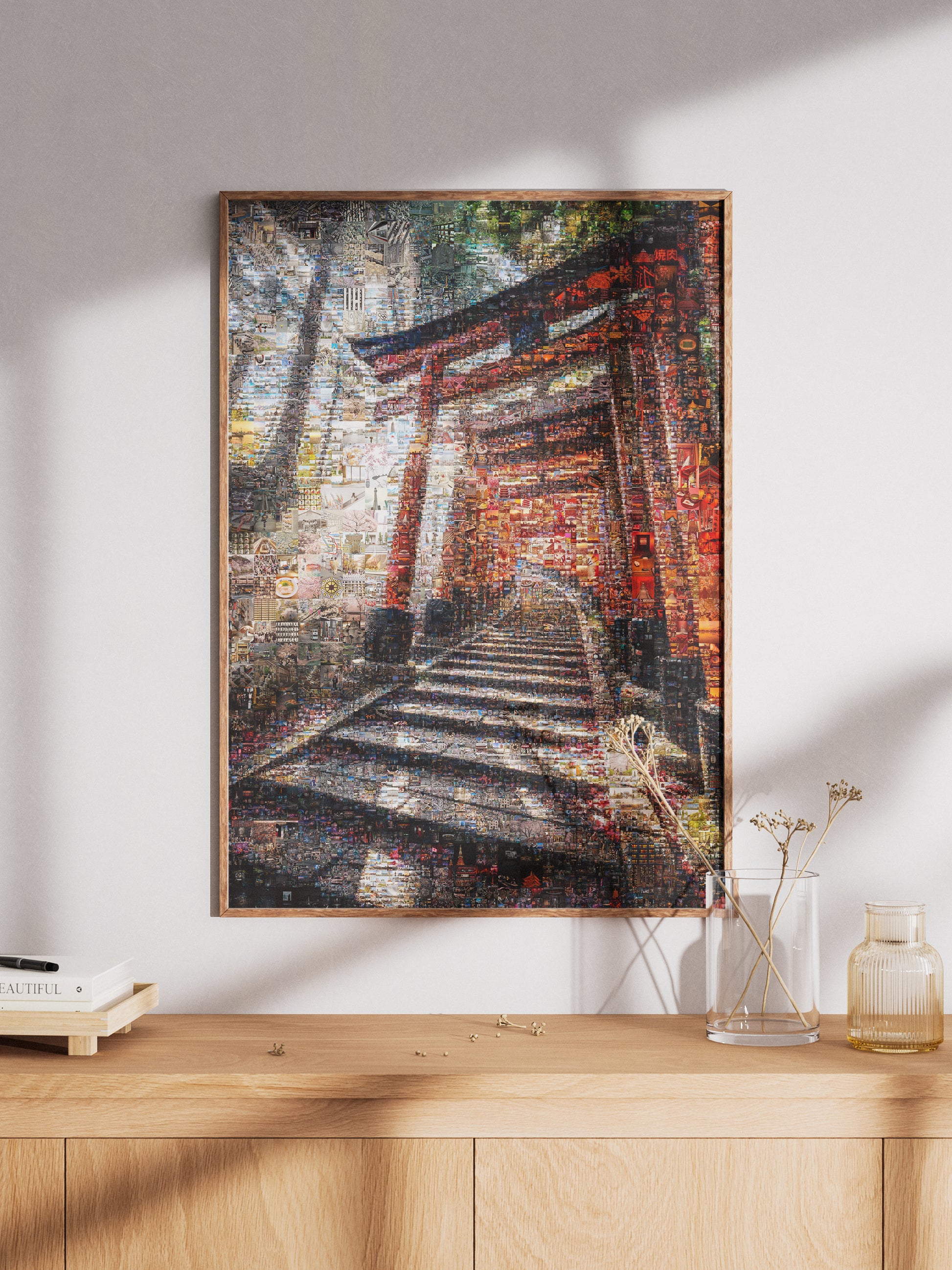 Fushimi Inari Path – Kyoto Torii Mosaic Wall Art AtelierMosaics