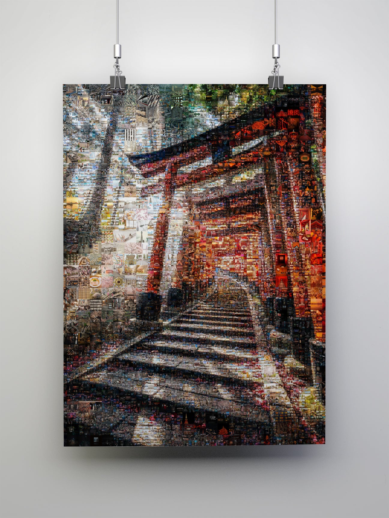 Fushimi Inari Path – Kyoto Torii Mosaic Wall Art AtelierMosaics