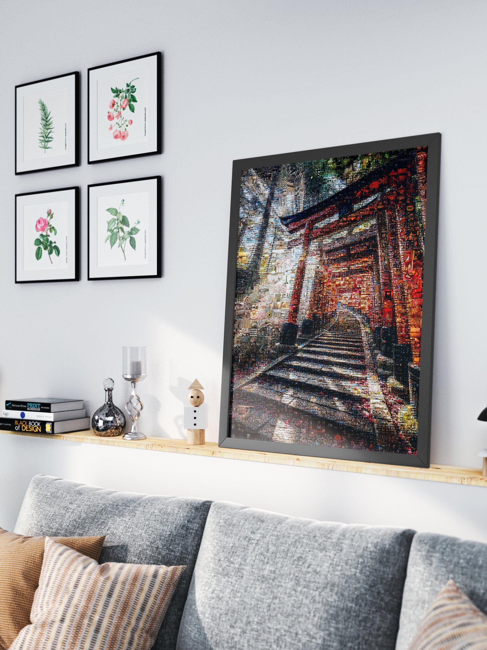 Fushimi Inari Path – Kyoto Torii Mosaic Wall Art AtelierMosaics