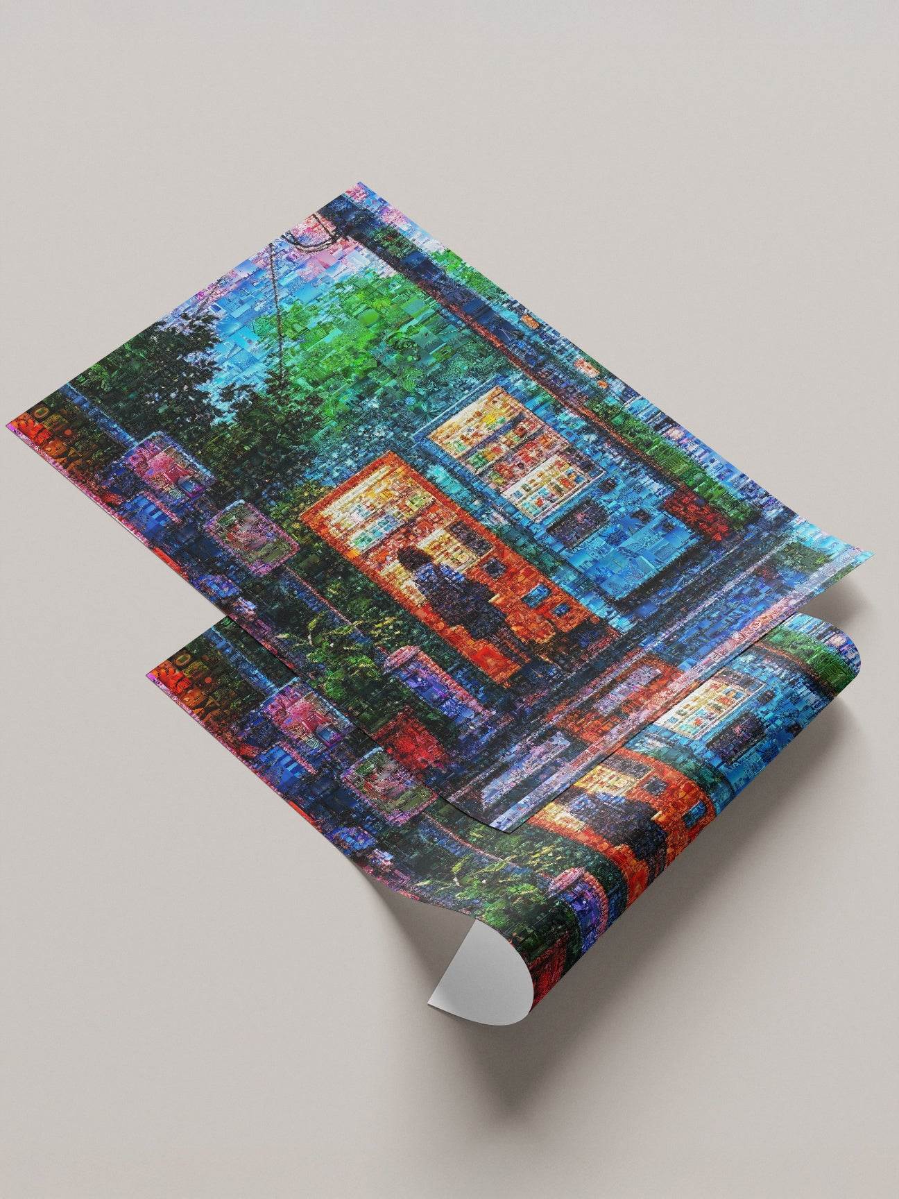 Tokyo Vending Night – Japanese Mosaic Wall Art - AtelierMosaics