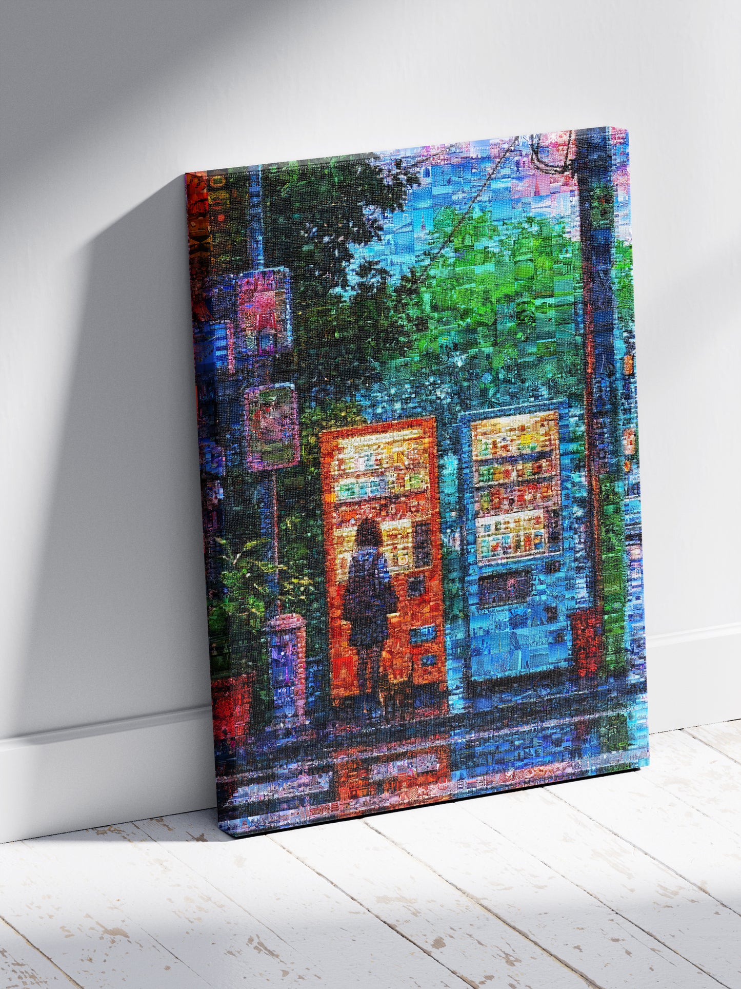 Tokyo Vending Night – Japanese Mosaic Wall Art AtelierMosaics
