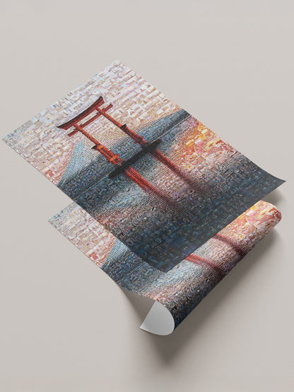 Torii Gate Reflection – Japanese Mosaic Wall Art AtelierMosaics