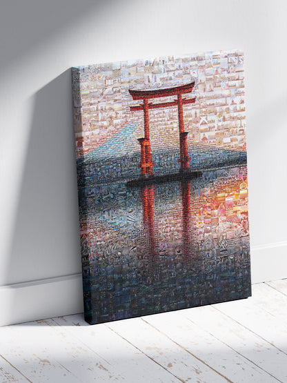 Torii Gate Reflection – Japanese Mosaic Wall Art AtelierMosaics