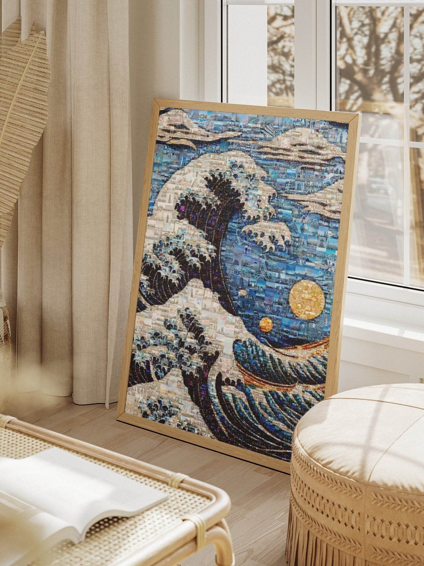 Tokyo Mosaic Art — The Great Wave Inspired Japanese Mosaic - AtelierMosaics