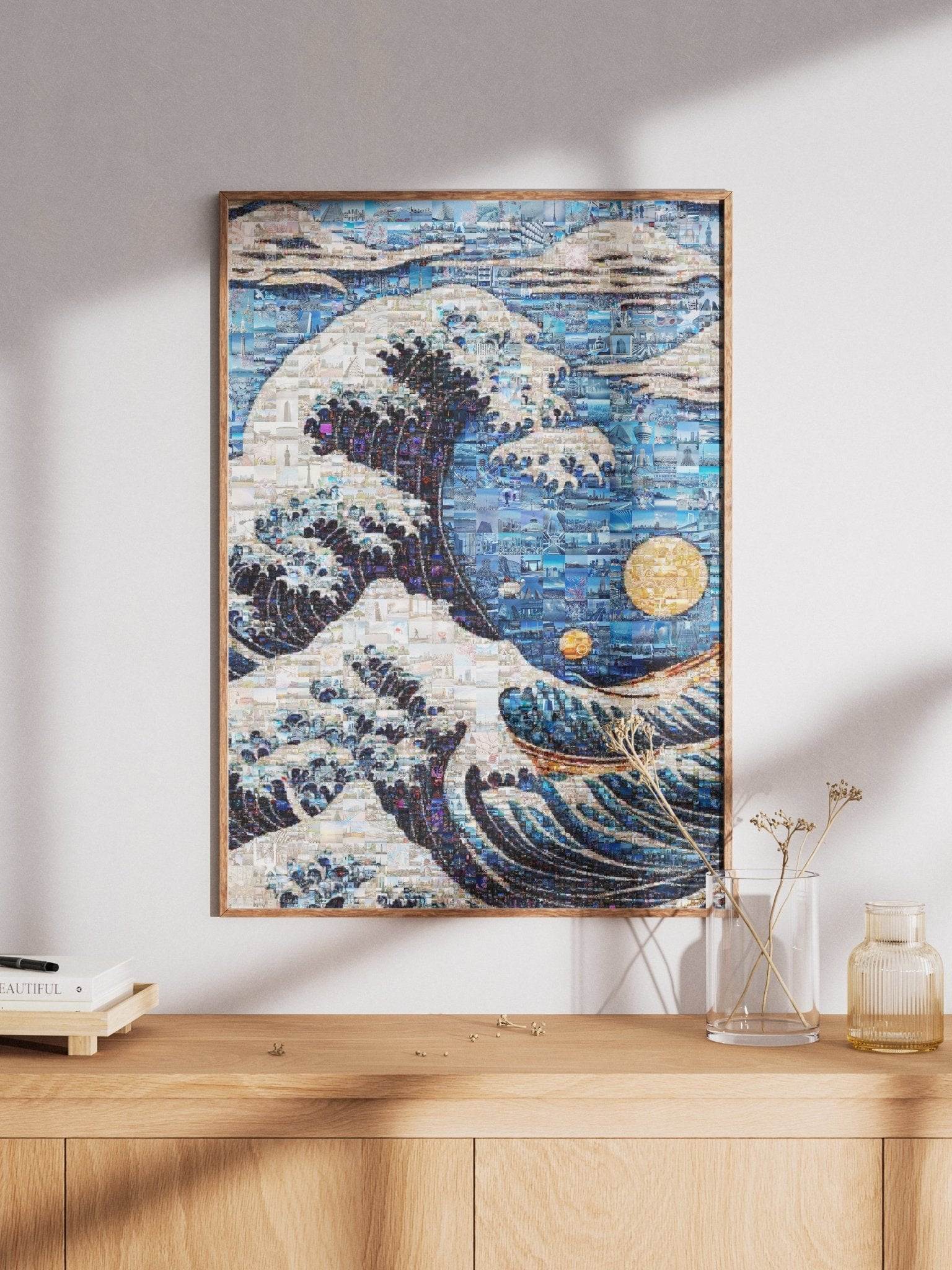 Tokyo Mosaic Art — The Great Wave Inspired Japanese Mosaic - AtelierMosaics