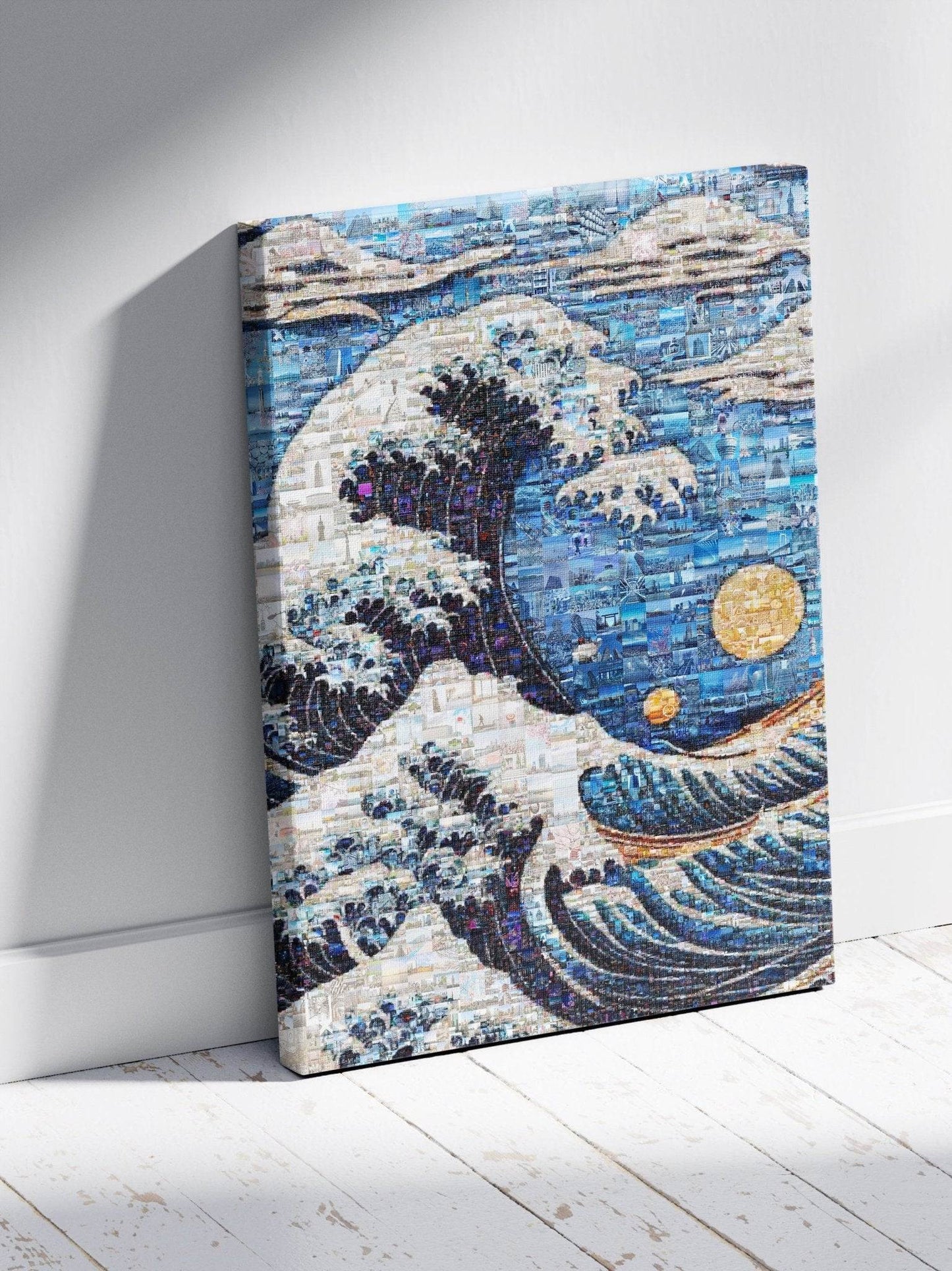 Tokyo Mosaic Art — The Great Wave Inspired Japanese Mosaic - AtelierMosaics