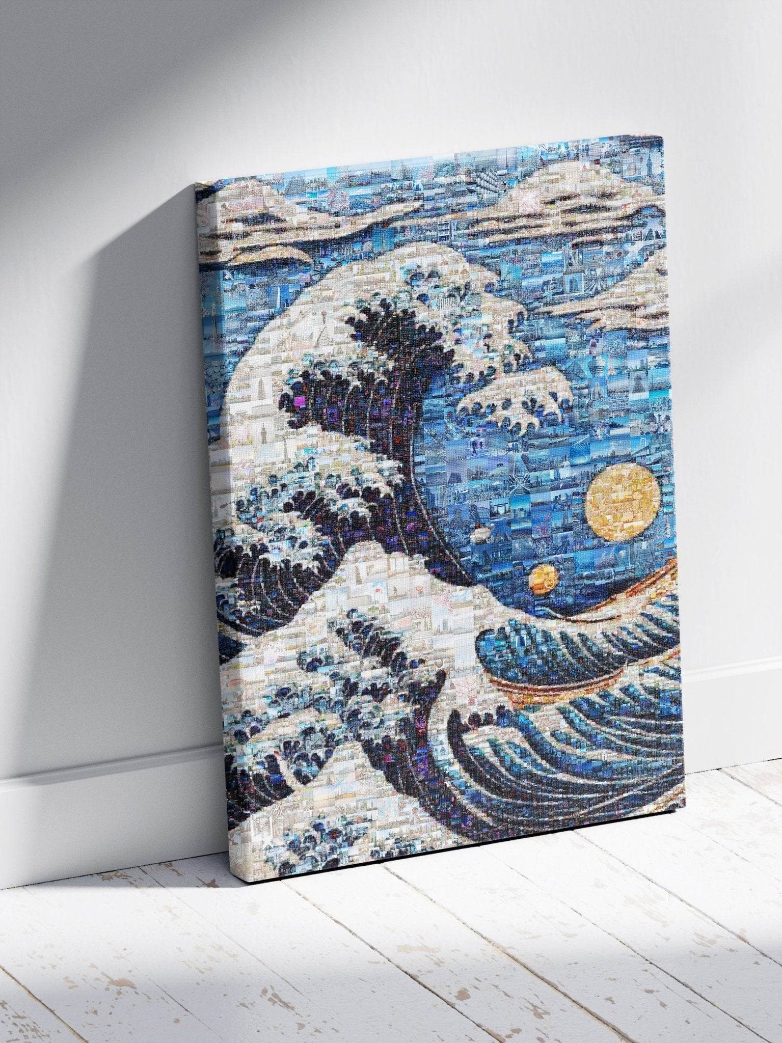Tokyo Mosaic Art — The Great Wave Inspired Japanese Mosaic - AtelierMosaics
