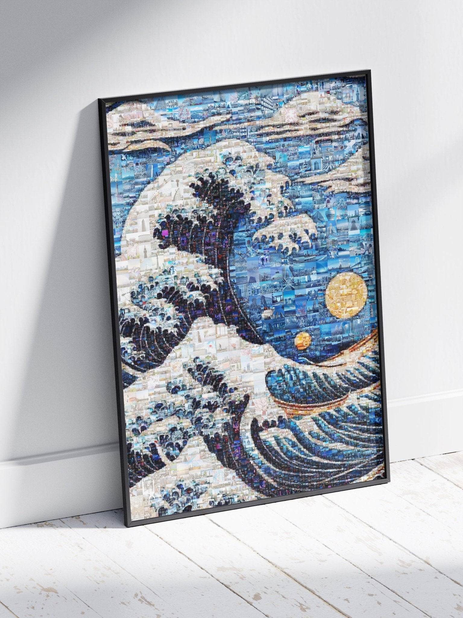 Tokyo Mosaic Art — The Great Wave Inspired Japanese Mosaic - AtelierMosaics