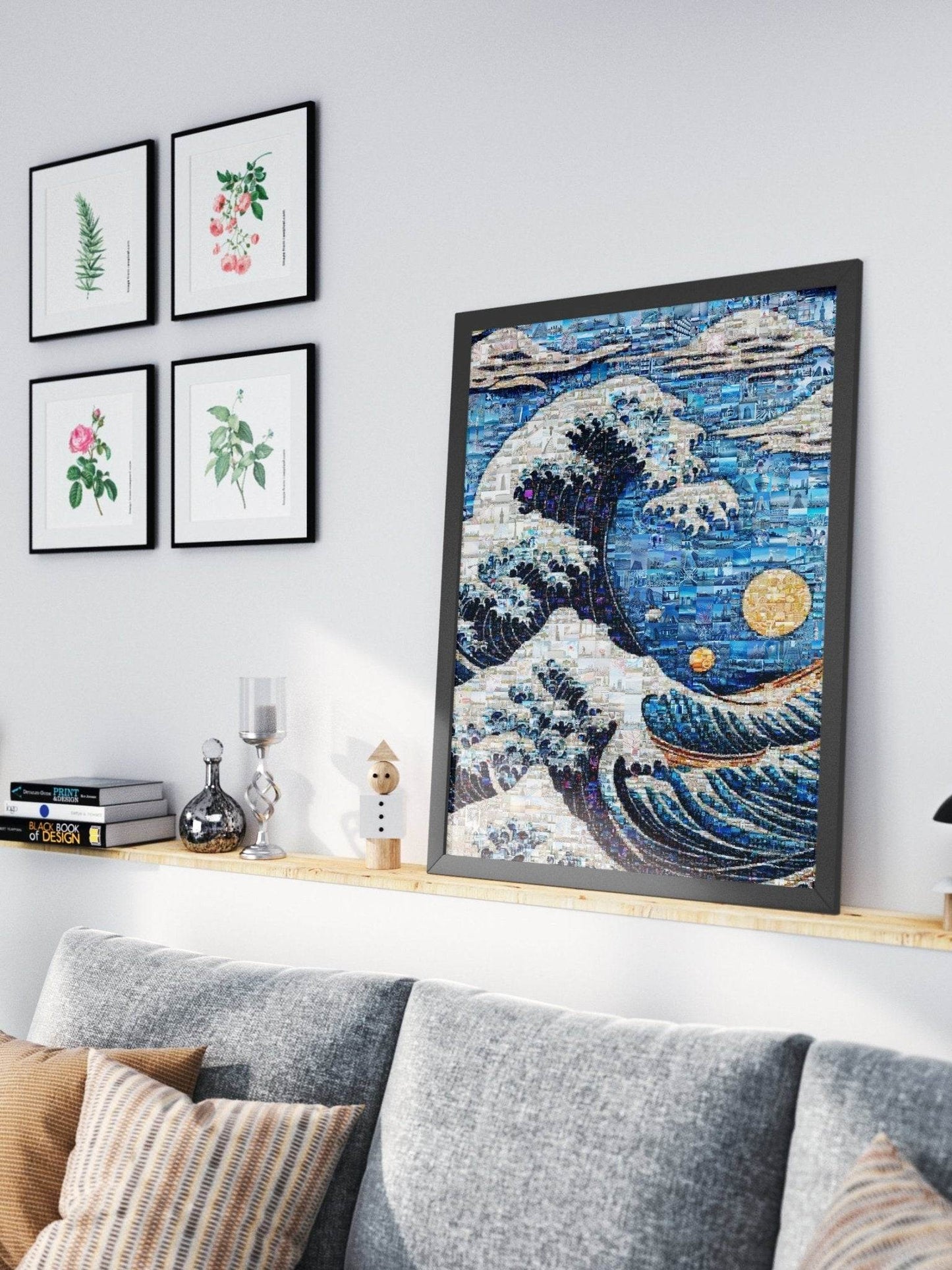 Tokyo Mosaic Art — The Great Wave Inspired Japanese Mosaic - AtelierMosaics