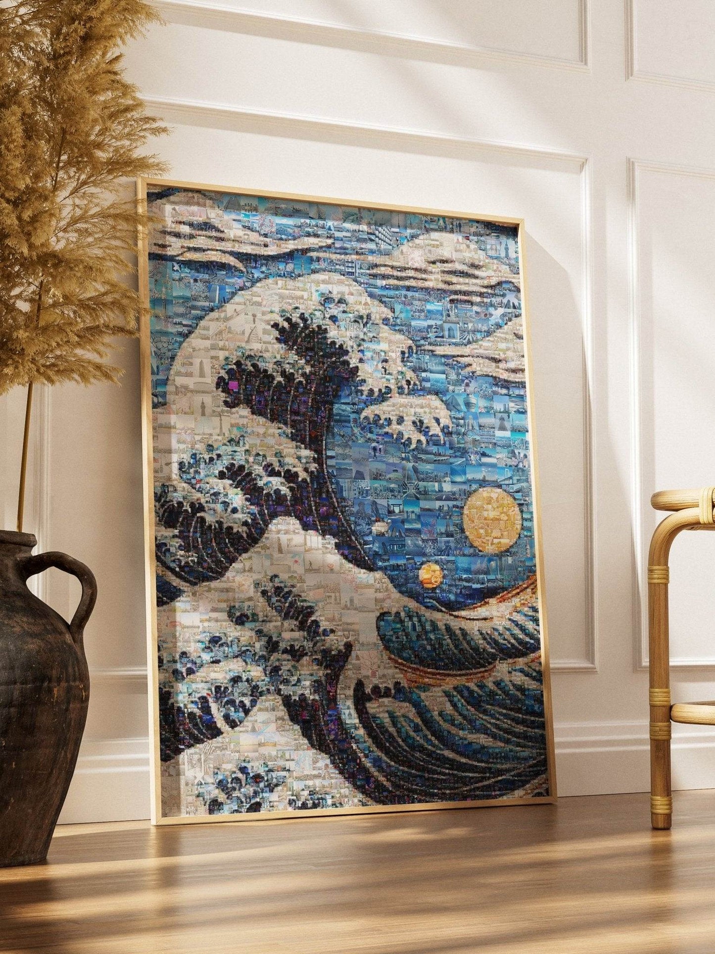 Tokyo Mosaic Art — The Great Wave Inspired Japanese Mosaic - AtelierMosaics