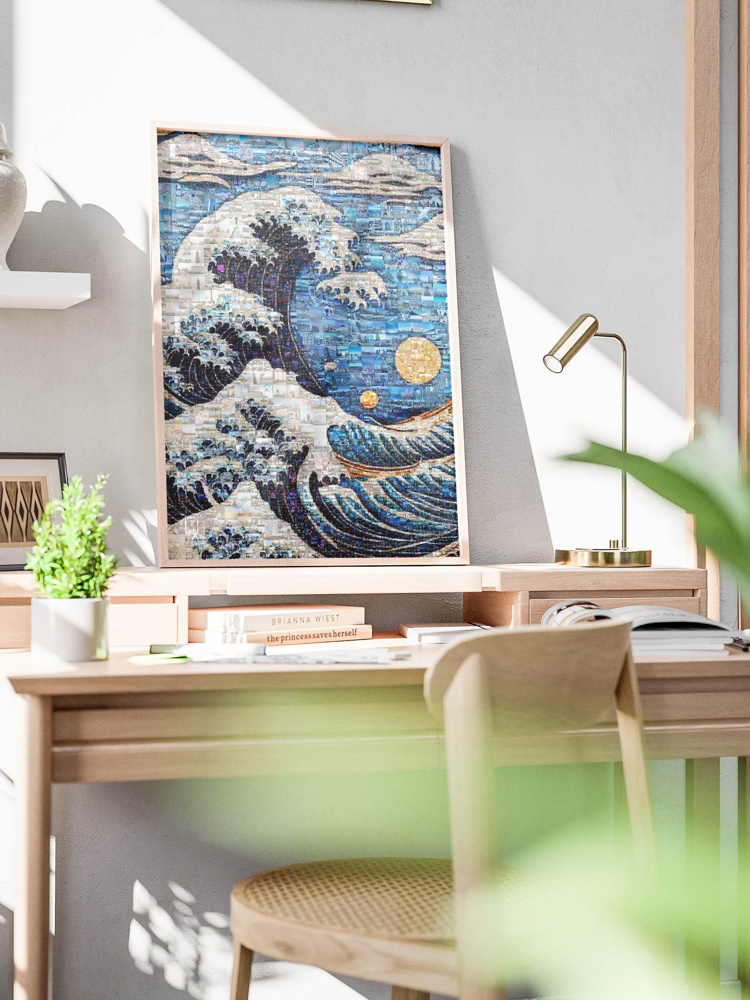 Tokyo Mosaic Art — The Great Wave Inspired Japanese Mosaic - AtelierMosaics