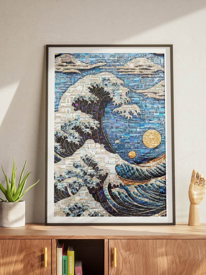 Tokyo Mosaic Art — The Great Wave Inspired Japanese Mosaic - AtelierMosaics