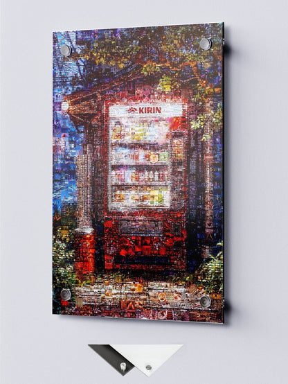 okyo Mosaic Art — Lantern and Sakura over City Lights AtelierMosaics
