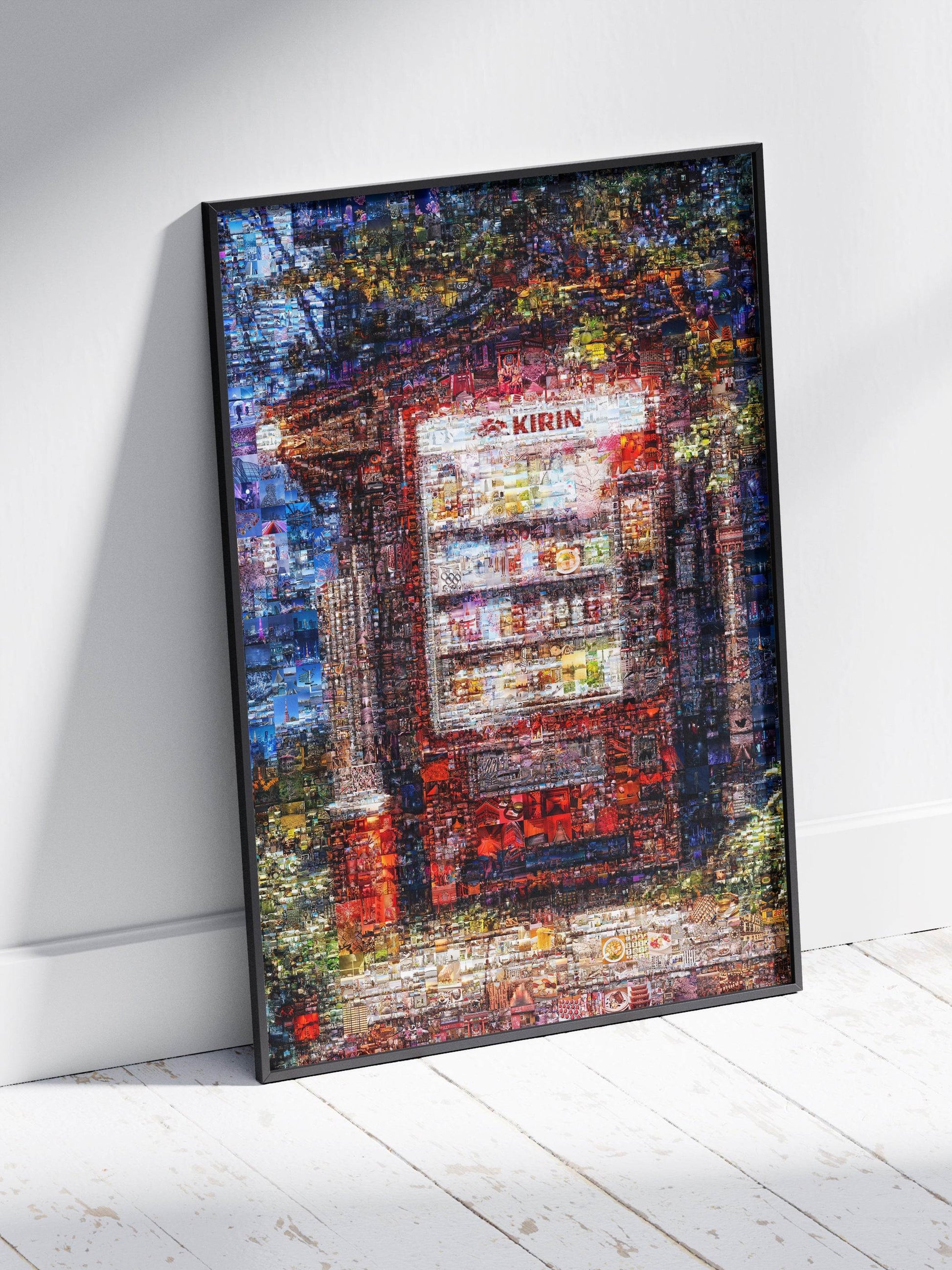 okyo Mosaic Art — Lantern and Sakura over City Lights AtelierMosaics