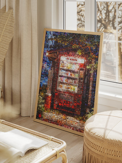 okyo Mosaic Art — Lantern and Sakura over City Lights AtelierMosaics