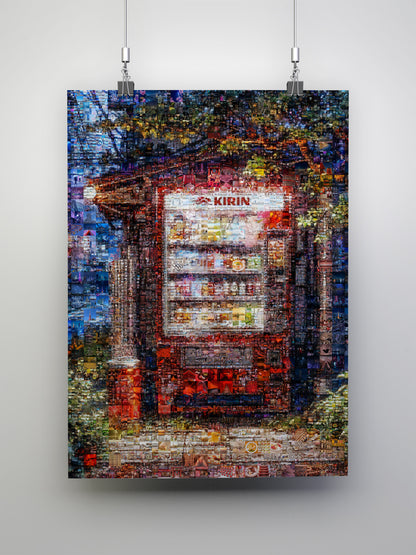 okyo Mosaic Art — Lantern and Sakura over City Lights AtelierMosaics