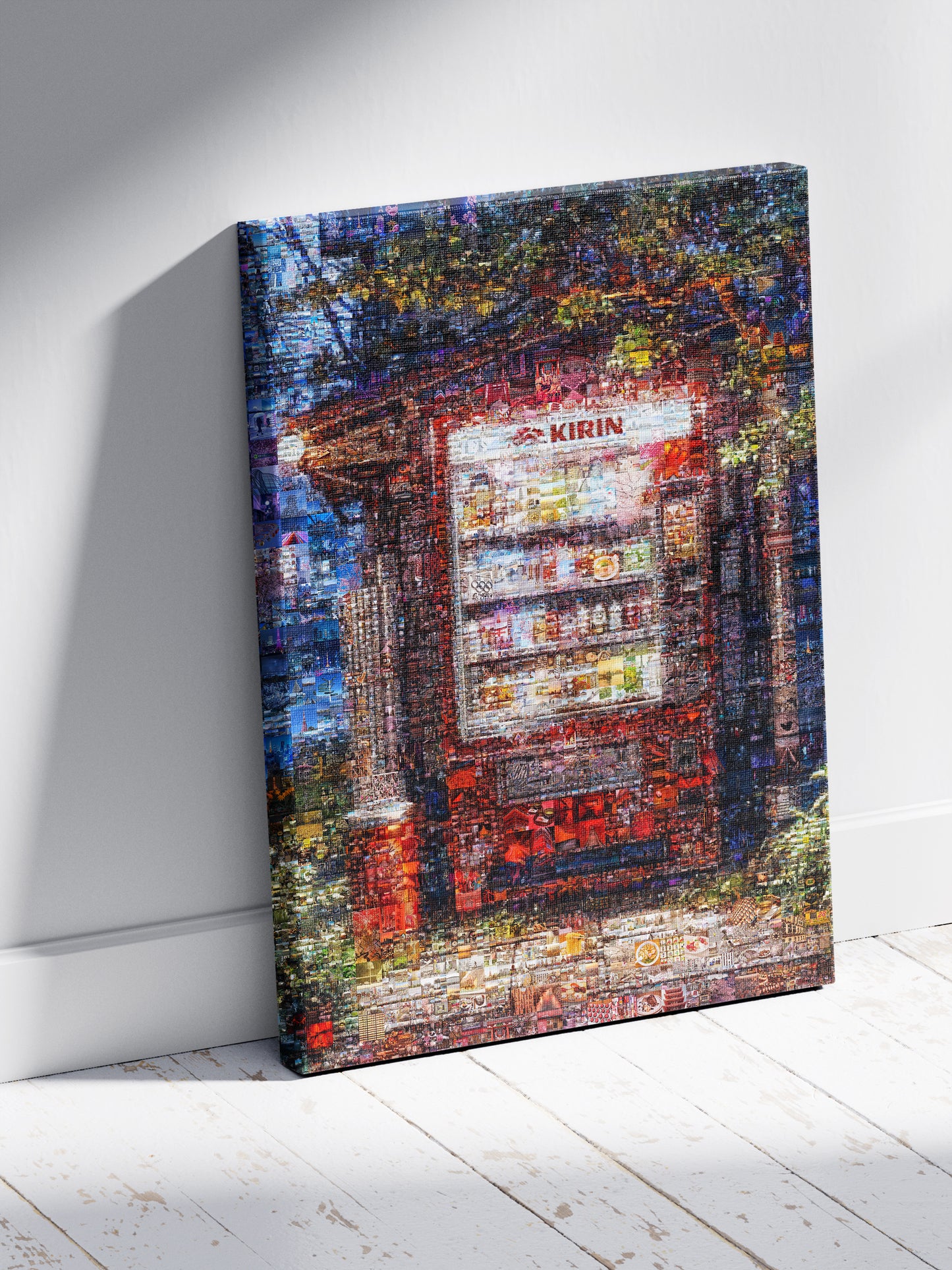 okyo Mosaic Art — Lantern and Sakura over City Lights AtelierMosaics