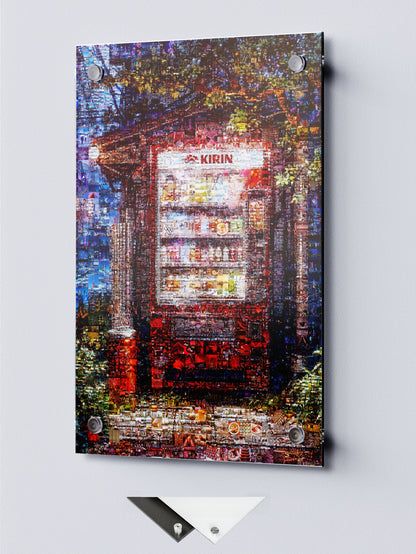 okyo Mosaic Art — Lantern and Sakura over City Lights AtelierMosaics