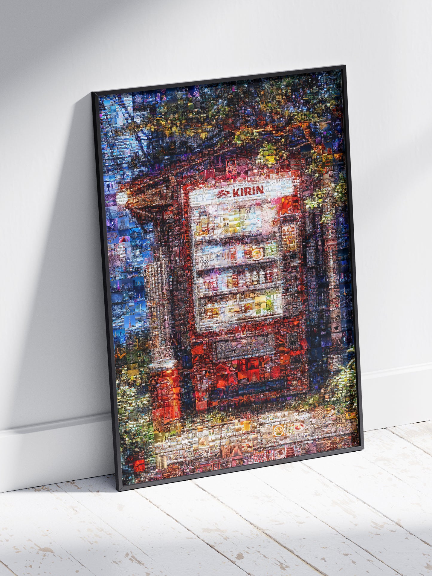 okyo Mosaic Art — Lantern and Sakura over City Lights AtelierMosaics