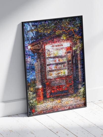 okyo Mosaic Art — Lantern and Sakura over City Lights AtelierMosaics