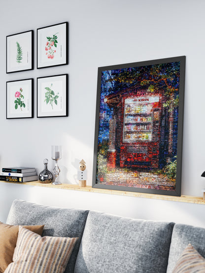 okyo Mosaic Art — Lantern and Sakura over City Lights AtelierMosaics