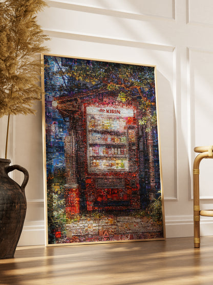 okyo Mosaic Art — Lantern and Sakura over City Lights AtelierMosaics