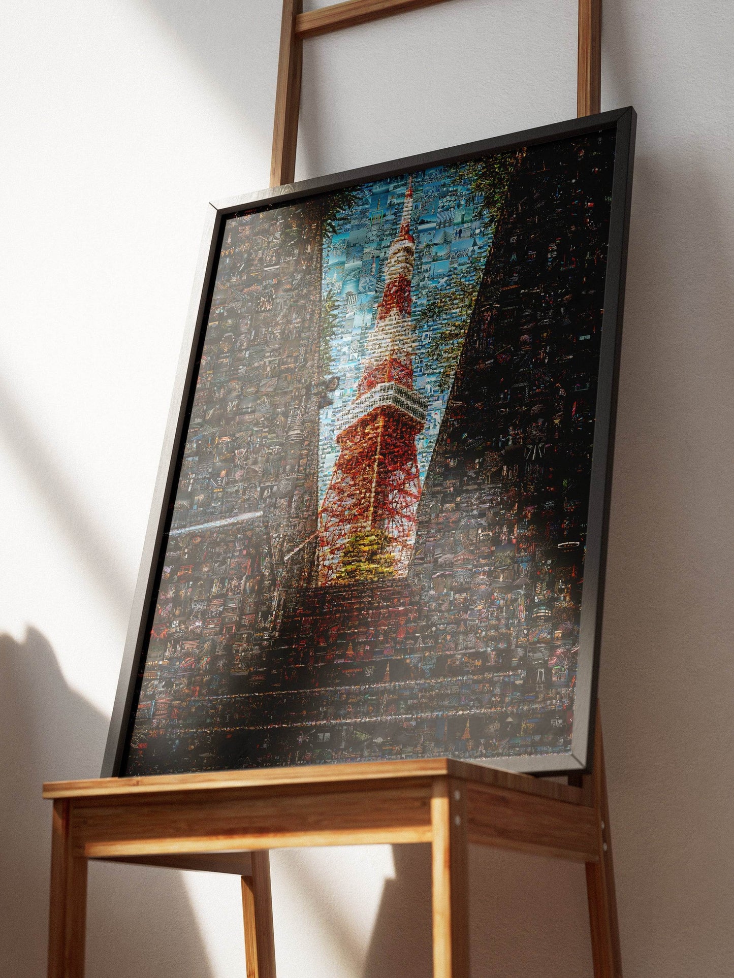 Tokyo Mosaic Art — Tokyo Tower Framed by Night Streets AtelierMosaics