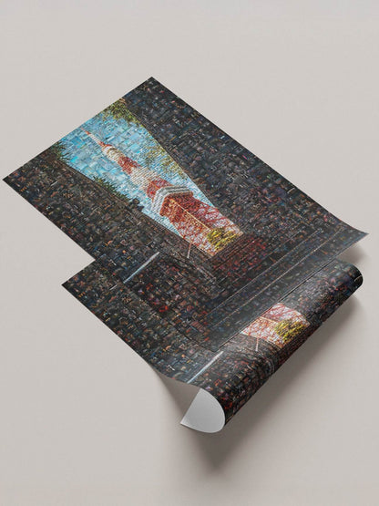 Tokyo Mosaic Art — Tokyo Tower Framed by Night Streets AtelierMosaics