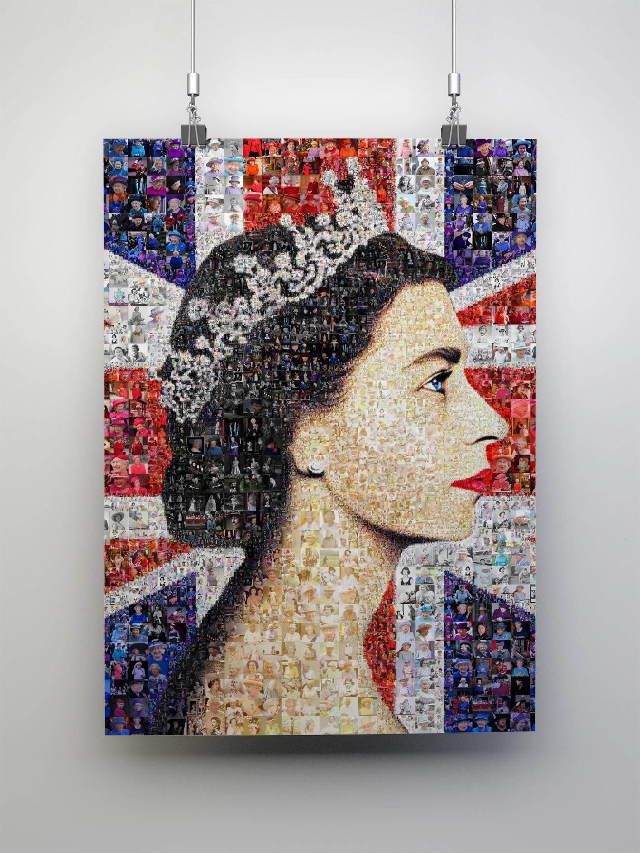 Stunning Mosaic Artwork of Queen Elizabeth II - Iconic Royal Portrait AtelierMosaics