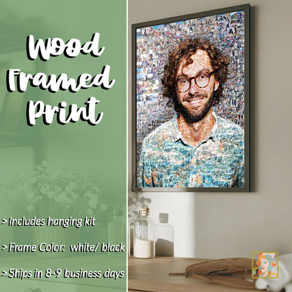 Custom Photo Mosaic from Your Photos | Unique Gift – AtelierMosaics