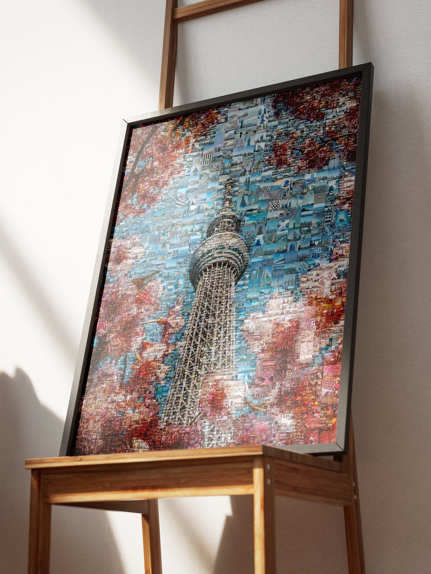 Tokyo Mosaic Art — Skytree Framed by Sakura Blossoms AtelierMosaics