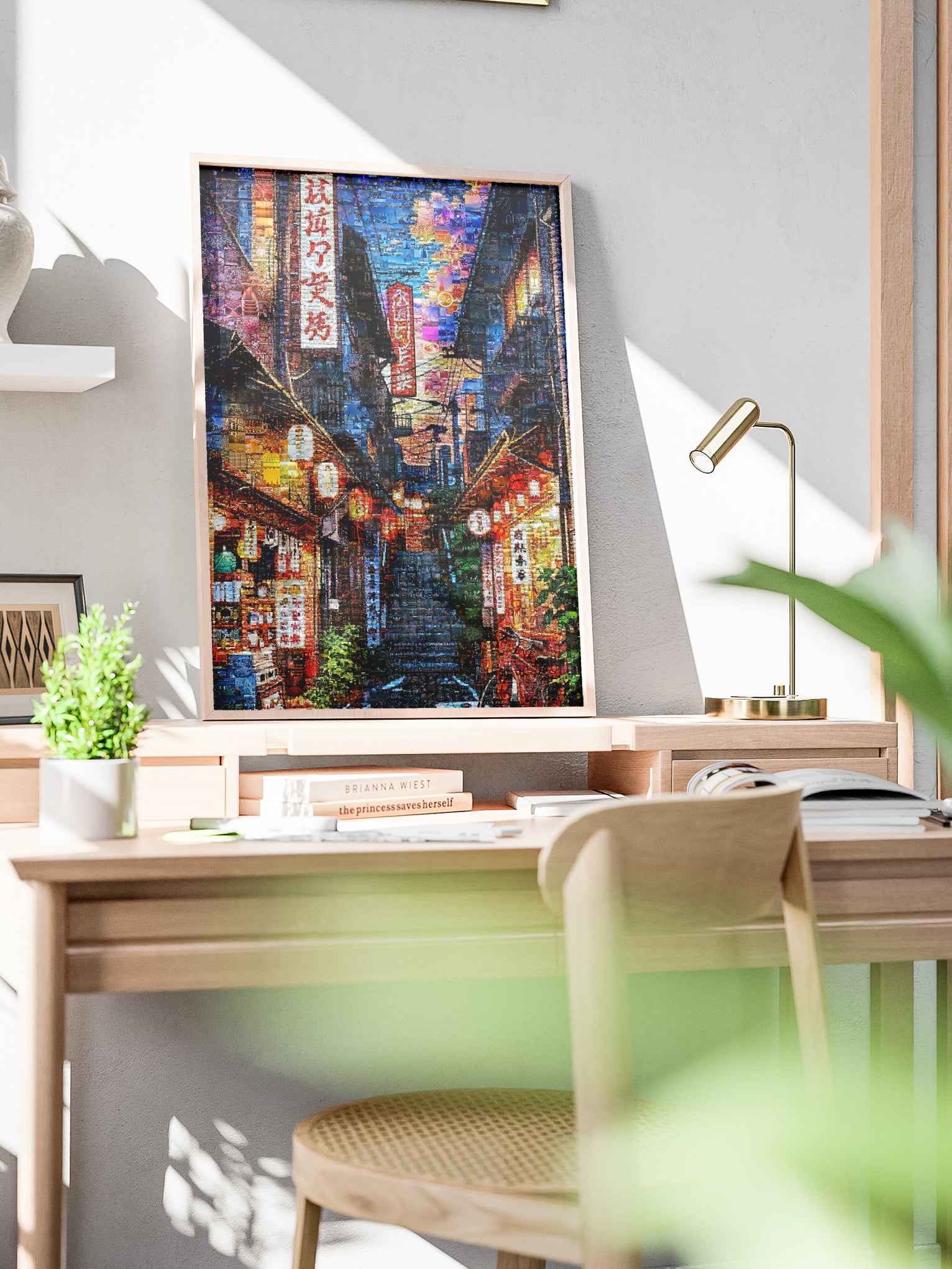 Tokyo Night Alley – Japanese Street Mosaic Art AtelierMosaics