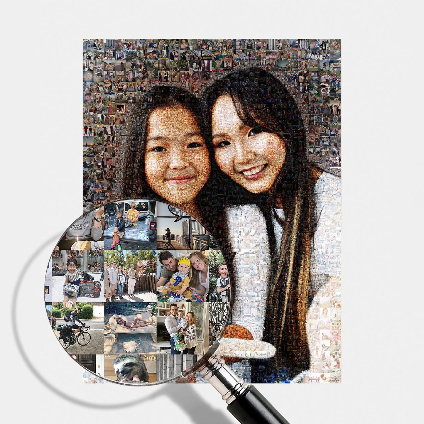 mothers day photo mosaic personalized gift from daughter